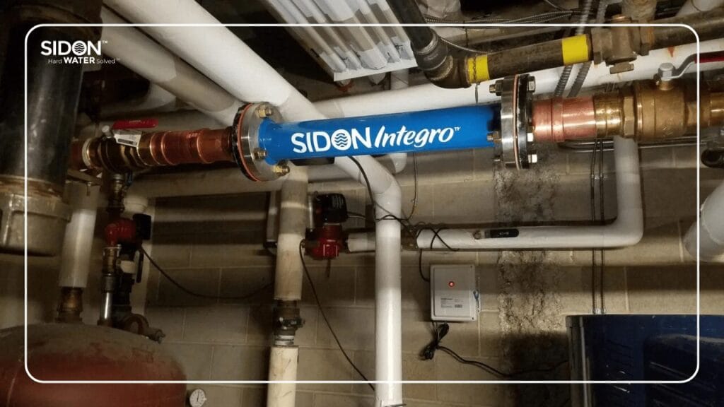 The Integro water conditioning system that protects heat exchangers from limescale